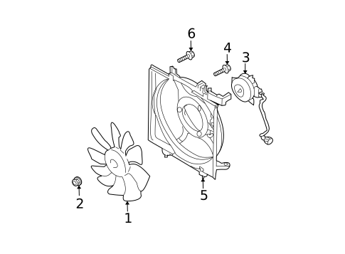 Cooling Fan for 2013 Subaru Forester #0