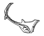25488515019999 - Body: Bumper Cover for Mercedes-Benz Image