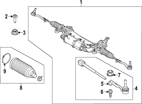 Steering Gear & Linkage for 2024 BMW 540i xDrive #0