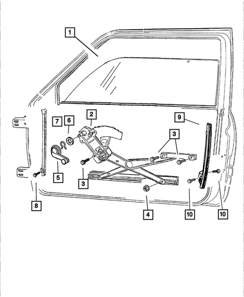 Front Door for 2002 Dodge Ram 3500 #5