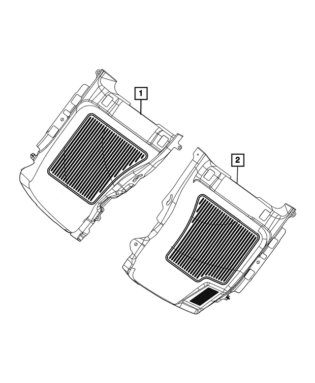 1NG42DX9AD - Interior Trim: Front Floor Covering for Mopar Image