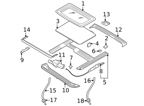 Sunroof for 2006 Mitsubishi Galant #0