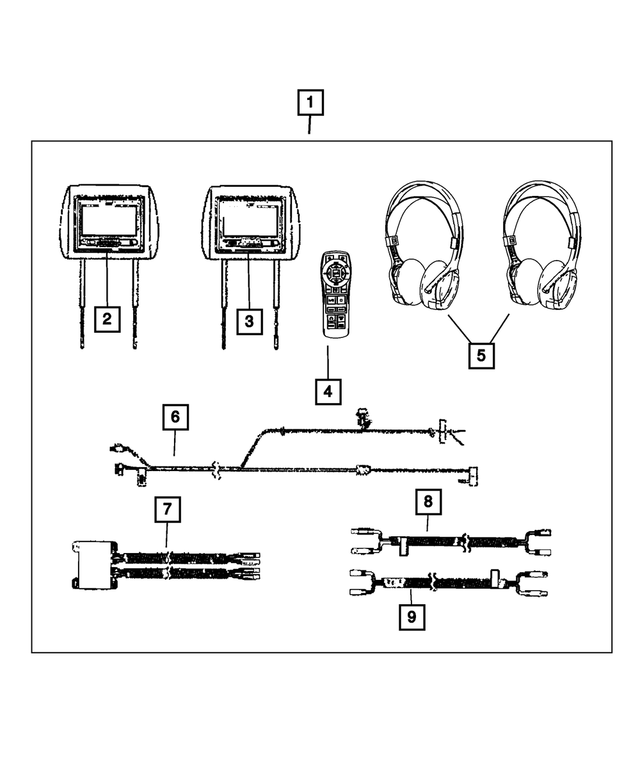 « 82211826AB –  : Ecran Avec Dvd Systeme Media pour Mopar Image »