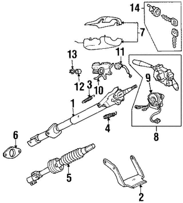 8972293820 - : Column Spring for Honda Image