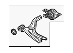 51360TBFA00 - : 2017-2020 Honda Civic - Arm L Front (Lower) for Honda: Civic Image