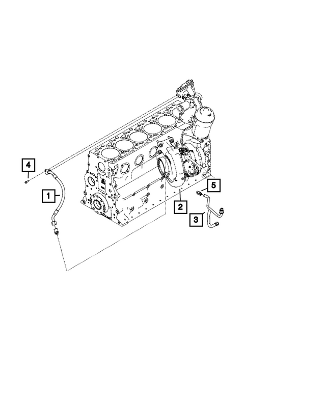 68767384AA - : Turbo Water Inlet Tube for Mopar Image