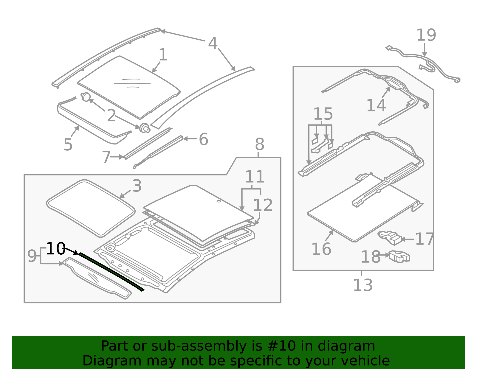 81624-D4000 - Front Weather-Strip 2016-2020 Kia Optima | Kia.Parts Store
