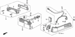 34350SE0A01 - : Light Assembly, L Front Side Turn for Honda Image