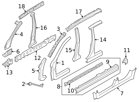 Rocker for 2014 Subaru Forester #0