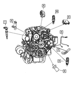 4868672AA - Electrical: Oil Pressure Switch for Mopar Image