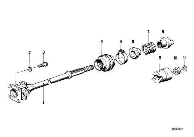 26111241825 - : Drive Shaft for BMW-Motorrad Image