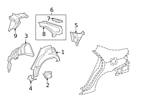 Inner Structure for 2013 Toyota Corolla #0