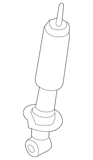 7L2Z18125AB - Suspension: Suspension Shock Absorber for Ford Image