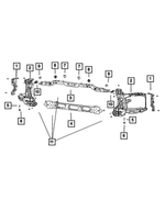 68222830AA - Cooling: Radiator Closure Panel Crossmember, Upper for Ram: 2500, 3500 Image