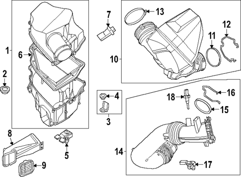 Air Intake for 2025 BMW 530i xDrive #0