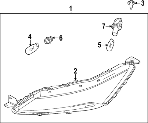 Combination Lamps for 2022 Nissan Rogue #0