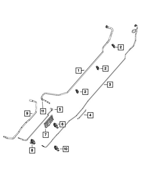 Fuel Lines for 2018 Ram 3500 #1