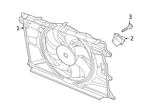 Cooling Fan for 2018 Jeep Renegade #0