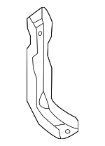 97050584102 - Body: Bumper Cover Support Rail Bracket for Porsche: Panamera Image