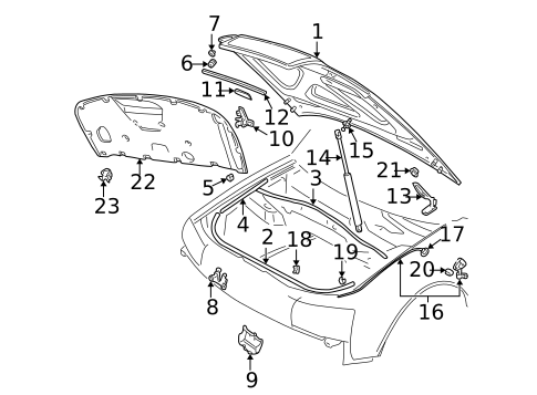 Hood & Components for 2002 Audi Allroad Quattro #0