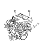 R4892375AD - 3.5L Gas; Engine: Long Block Engine, Remanufactured for Mopar Image image