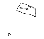 10389774 - Body: Trunk Side Trim for Cadillac: STS Image