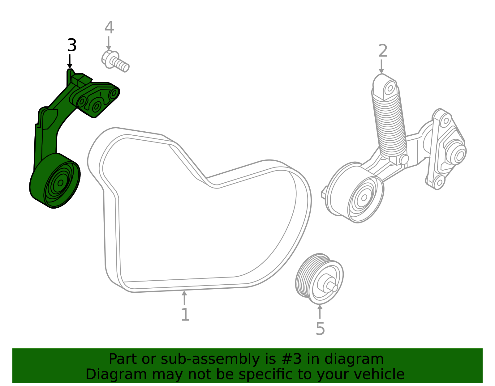 25281-03HA0 - Belt Tensioner 2017-2022 Kia | Kia.Parts Store