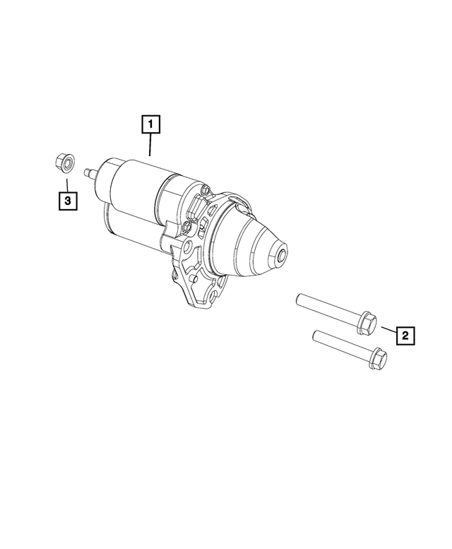 R4801839AB - Electrical: Engine Starter, Remanufactured for Mopar Image