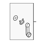 826301M000WK - Body: Window Handle for Kia: Forte, Rio Image