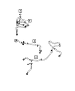 68577401AC - Air Conditioners and Heaters: Coolant Bottle Outlet Hose for Mopar Image