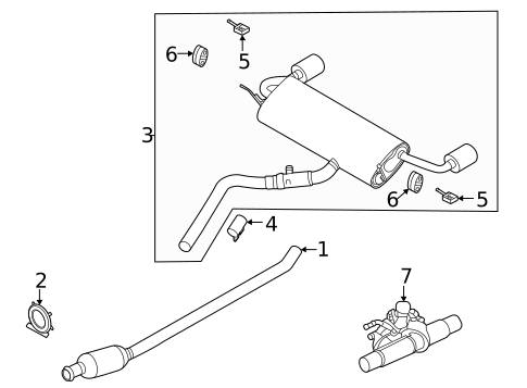 Exhaust Components for 2023 Ford Escape #0