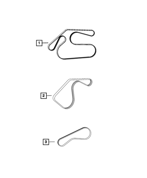 Drive Belts for 2022 Chrysler Pacifica #0