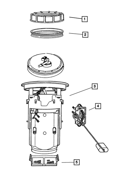 Fuel Pump and Sending Unit for 2002 Dodge Viper #0