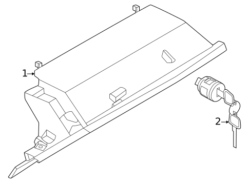 Glove Box for 2025 INFINITI QX80 #0
