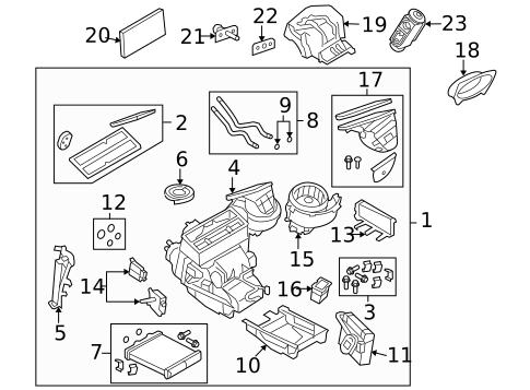 Condenser, Compressor & Lines for 2008 Saturn Astra #1
