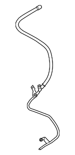 7P6422890D - Steering: Power Steering Return Hose for Volkswagen: Touareg Image