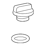 1218050031 - Engine: Filler Cap for Lexus: GS400, GS430, GX470, LS400, LS430, LX470, SC400, SC430 Image