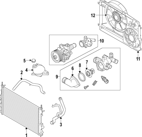 Cooling System for 2019 Ford Transit-150 #0