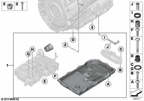Individual Transmission Parts for 2014 BMW Hybrid 5 #2