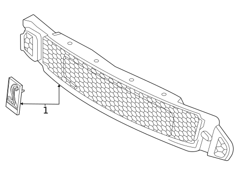 Grille & Components for 2016 Ford Mustang #0