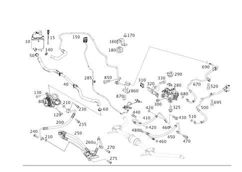 Hydraulic System for Driving Stability (Ars) for 2017 Mercedes-Benz GLS350d #0