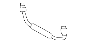 99735196101 - Brakes: Brake Hydraulic Line for Porsche Image