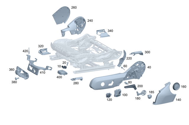 3990369764 - Front Seat: Blind Rivet for Mercedes-Benz Image image