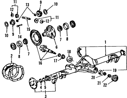 Rear Axle for 2009 Ford F-250 Super Duty #0