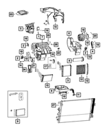 68379862AA - Air Conditioners and Heaters: Air Inlet Housing for Mopar Image image