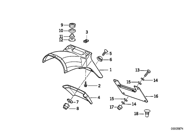 7119916965 - : Hex Head Screw - St6.3X16-C-Z1 for BMW-Motorrad Image