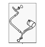924905MP0B - : AC Tube for Nissan: ARIYA Image