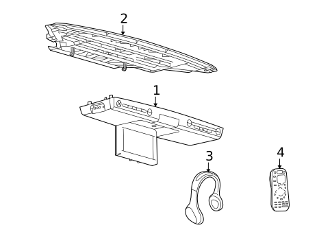 Entertainment System Components for 2008 Mercury Sable #0