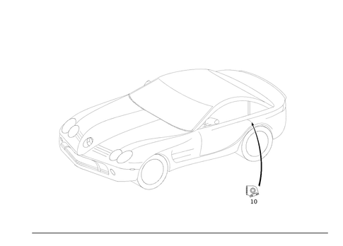 Body Shell for 2005 Mercedes-Benz SLR McLaren #0