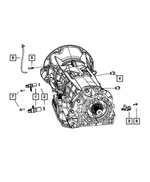 6101331 - 65RFE; 6-Speed; Automatic Transmission: Hex Head Bolt And Coned Washer for Mopar Image
